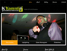 Tablet Screenshot of kyanniproductions.com